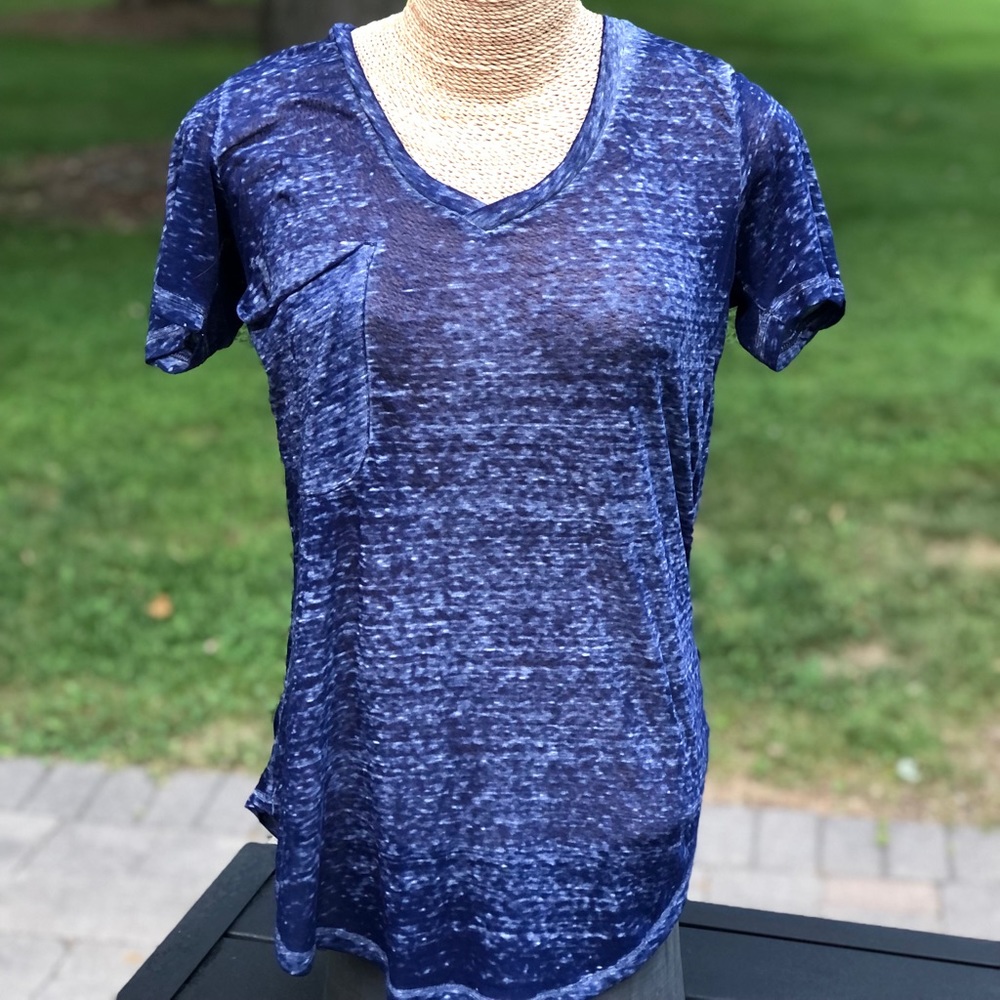 Z Supply V neck burnout tee